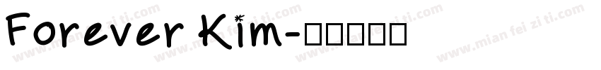 Forever Kim字体转换